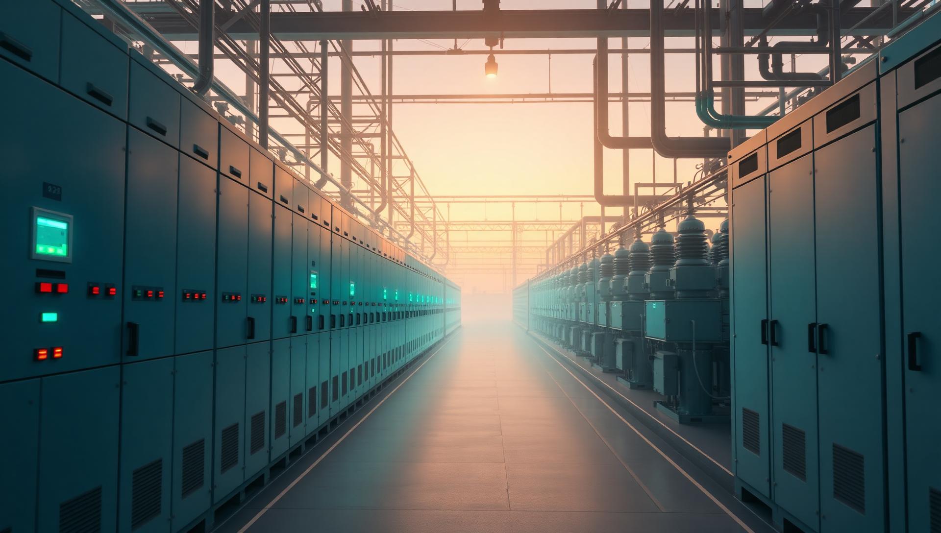 Modern industrial power distribution facility